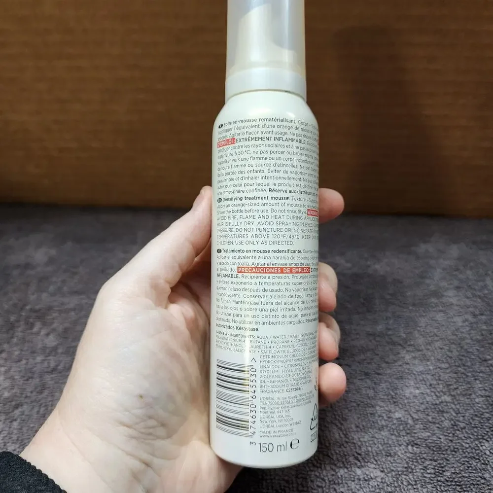 New Kerastase Densimorphose Densifying Treatment Mousse 5.1 b34